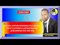 004 - ALEVEL APPLIED MATHEMATICS ROOT LOCATION APPROXIMATION NUMERICAL METHODS FOR SENIOR 5 6