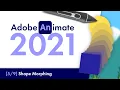 Adobe Animate 2021 Shape Morphing Beginners Tutorial