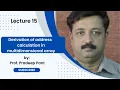 Lect 15 Derivation of Multidimensional Array using Row-Major Order Array Data Structures usi