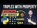 Python IDP Exam Triples with property Question Answer How Pass test Python Tutorial