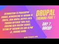 Drupal Day 7 Introduction to Paragraphs module theming and creating custom theme in Drupal