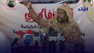 المساعد محمد علي ينشد أبيات شعر في حب القوات المسلحة السودانية وسط 