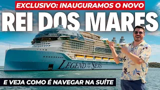Inauguração do novo maior NAVIO de CRUZEIROS do MUNDO: Como é viajar no Legend of the Seas