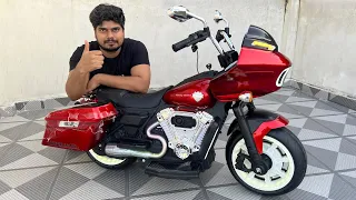 The Power Wheels Ride On Harley Davidson Bike Unboxing & Testing | Shamshad Maker🔥🔥