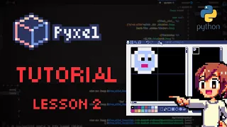 How to create and use sprites in Pyxel Pyxel tutorial - 2 Sprites