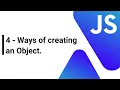 4 Ways of creating an object AnaghTech