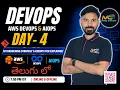 AWS DevOps with AIOps Day 4 Git Branching Strategy Cherry Pick Explained Telugu