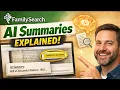 How to Use AI Summaries in FamilySearch Full-Text Search Save Hours in Your Genealogy Research