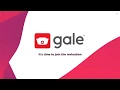 Why YOU need Gale