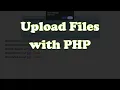 PHP Multiple File Upload Tutorial with MariaDB - Build from Scratch