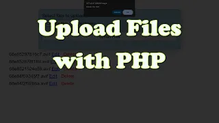 PHP Multiple File Upload Tutorial with MariaDB - Build from Scratch