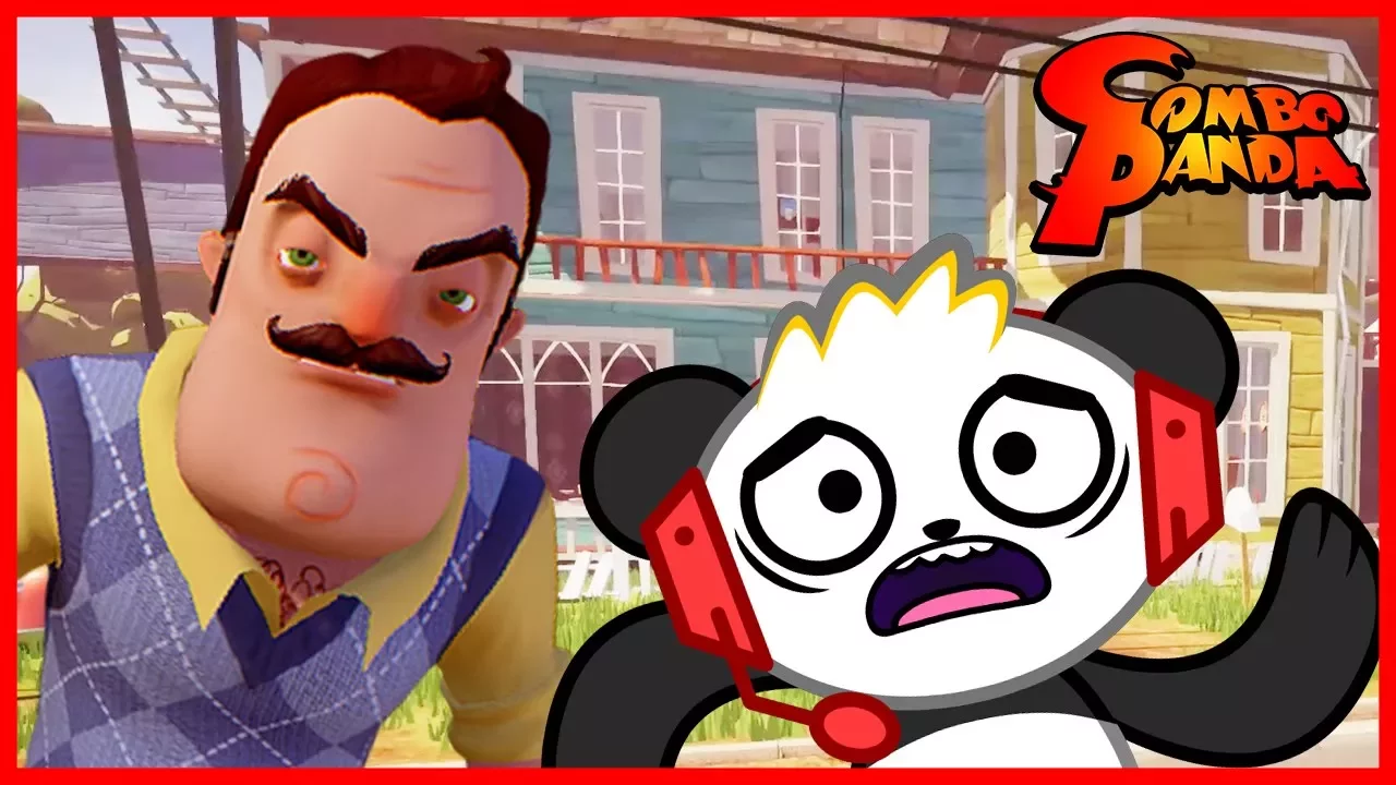 Hello Neighbor Ep. 4 BASEMENT UNLOCKED Let's Play with Combo Panda