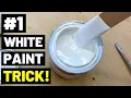 This Paint Trick Will Make CHEAP WHITE PAINT Cover Hide As Well As The Most Expensive Brands