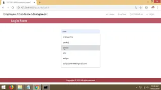 Employee Attendance Management System Project Python Django Sqlite