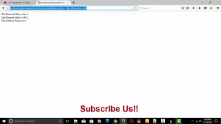 Values From HTML Page to PHP Using GET Method Difference Between GET and POST Method