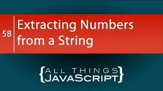 JavaScript Problem Extracting Numbers from a String