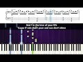 Olivia Rodrigo - logical - Accurate Piano Tutorial with Sheet Music