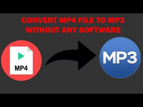 Download MP3 How to convert a Mp4 file to Mp3 on Android without any application?