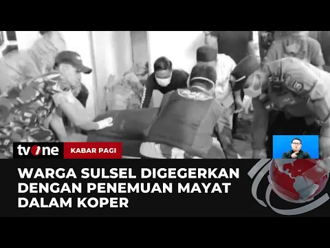 Geger! Penemuan Mayat di dalam Koper Hebohkan Warga Sulsel