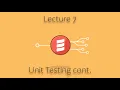 CSE 116 Lecture 7 Unit Testing cont