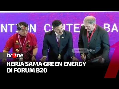 Pertamina Teken Kontrak Kerja Sama Green Energy di Forum B20
