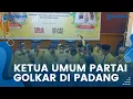 Lagu Silaturahmi dengan Keluarga Besar Partai Golkar Airlangga Hartarto Absen Anggota Fraksi se Sumbar