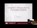 BIS 3233 - Chapter 1 Introduction to Information Systems