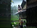 Download Lagu Wanita Cantik dan Suaminya Memperbaiki Atap Rumah Ditengah Hujan Deras #asmr #shorts #rainsound