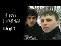 3 guys 1 hammer la gi