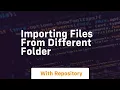 importing files from different folder