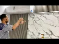 Download Lagu How to install an alternative to marble and an alternative to wood for an awesome wall in a new way