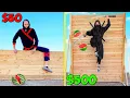 50 vs 500 Ninjas BUDGET CHALLENGE
