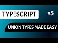 Union Types Narrowing Enums in TypeScript Beginner Guide Day 5