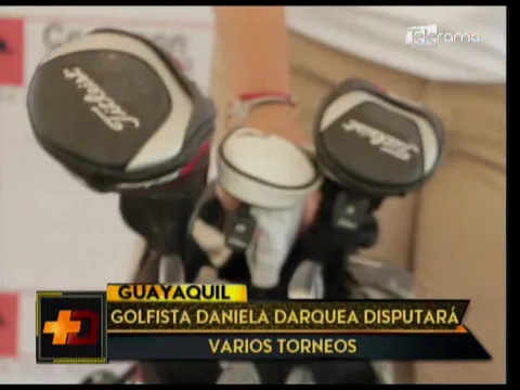 Golfista Daniela Darquea disputará varios torneos