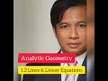 Lines Linear Equations Analytic Geometry