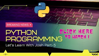 Python Programming Language Let s Learn With Josh Data Type - Dictionary