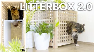 Scandinavian Design For Your Litter Box IKEA Hack for cat lovers