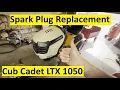 Cub Cadet LTX1050 Spark Plug Replacement