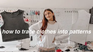 Fashion Design 101 how to trace your clothes to make patterns