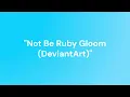 Not Be Ruby Gloom No DeviantArt By Stink