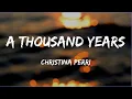 Download Lagu Christina Perri - A Thousand Years (Lyrics)