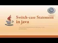 12 Switch-Case Statement in Java Java Development Tutorials Urdu Hindi 2019
