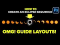 How to build eclipse sequence in Photoshop 2024