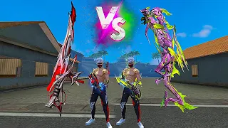 GREEN FLAME DRACO M1014 MAX VS SCARLET DESTINY MAG 7 || DAMAGE ABILITY TEST FREE FIRE | GAMING RAJU