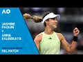 Jasmine Paolini v Anna Kalinskaya Full Match Australian Open 2024 Fourth Round