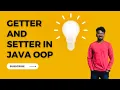 Lesson 2 Getter and Setter in Java By Sathith Tamil