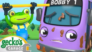 Zig Zag Bobby the Bus! 🚌💥 Gecko's Garage | Trucks For Children | Cartoons For Kids