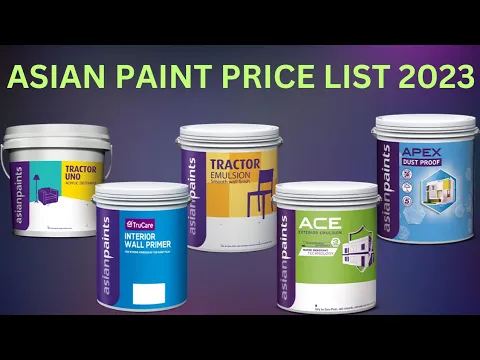 Download MP3 Asian paint price list 2024 | Tractor Uno DISTAMPER | WALL PRIMER| APEX | TRACTOR EMULSION | ace NCR