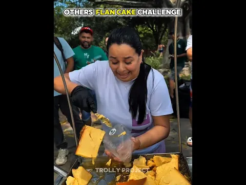 Others flan cake challenge VS Last One ☠️ #edit #shorts