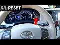 HOW TO RESET MAINTENANCE REQUIRED LIGHT ON TOYOTA SIENNA 2011 2012 2013 2014 2015 2016